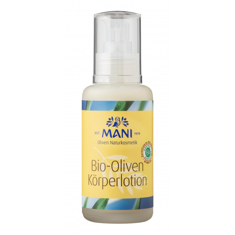 MANI Bio-Oliven Körperlotion, 100 ml Spender Naturkosmetik