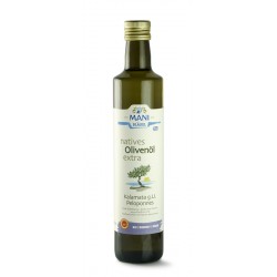 MANI Organic Extra Virgin Olive Oil, Kalamata PDO, 0,5 l bottle