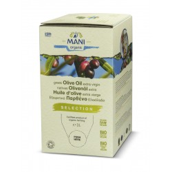 MANI Organic Extra Virgin Olive Oil, Selection, 3 l BIB